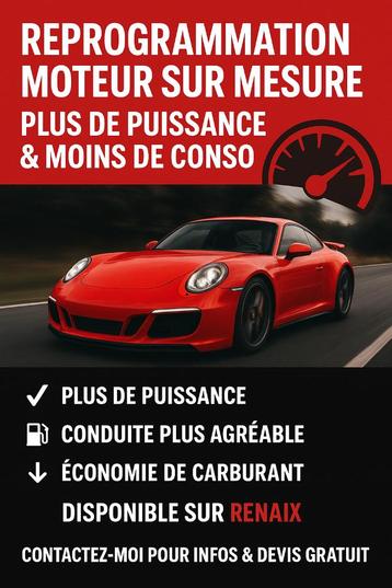  Aangepaste herprogrammering en prestaties van de motor  beschikbaar voor biedingen
