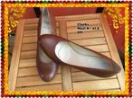 Pumps dames 8=41,5. Clarks, Enlèvement ou Envoi, Escarpins, Comme neuf, Brun