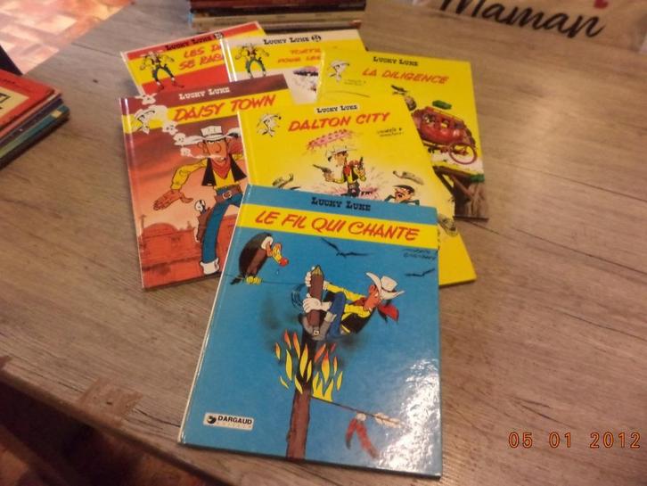 av bd de lucky luke 3.00 euro la bd, Boeken, Stripverhalen, Gelezen, Meerdere stripboeken, Ophalen of Verzenden