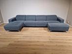 Canapé d'angle Moved Montel, anthracite, tissu, ajustable, Comme neuf, 300 cm ou plus, 150 cm ou plus, Design
