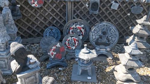 Tuinbeelden van beton, winterhard Boeddha, monnik, rankei, p, Tuin en Terras, Tuinbeelden, Nieuw, Beton, Ophalen