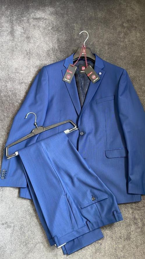 kostuum, slechts 1 keer gedragen, Kleding | Heren, Kostuums en vesten, Zo goed als nieuw, Maat 48/50 (M), Blauw, Ophalen