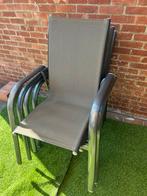 4 tuinstoelen als nieuw, Tuin en Terras, Tuinstoelen, Ophalen of Verzenden, Zo goed als nieuw, Aluminium
