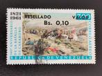 Venezuela 1965 - surcharge RESELLADO VALOR - bataille, Affranchi, Amérique du Sud, Enlèvement ou Envoi