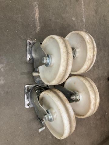 Zwenkwielen, Doe-het-zelf en Bouw, Zwenkwielen, Ophalen, Gebruikt