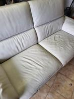 Lederen lounge in perfecte staat., Ophalen, Leer