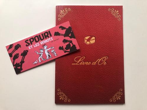Supplément Spirou abonnés - Livre d’Or + stripbook Spouri, Boeken, Stripverhalen, Zo goed als nieuw, Meerdere stripboeken, Ophalen