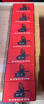 7 Batteries accu Milwaukee 4ah neuve, Doe-het-zelf en Bouw, Ophalen of Verzenden, Zo goed als nieuw