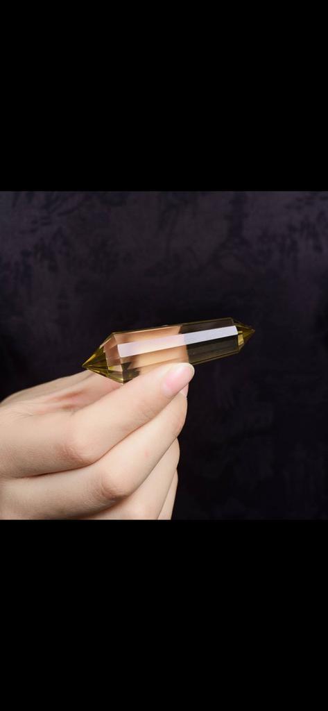 Grote Natuurlijke Citrien - ALGT Gecertificeerd, Handtassen en Accessoires, Edelstenen, Nieuw, Ophalen