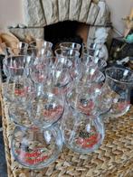 15 Dubbele Enghien bierglazen met voet, Glas, Glas of Glazen, Ophalen of Verzenden, Zo goed als nieuw