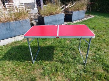 Campingtafel kampeertafel plooibaar decathlon draagbaar 