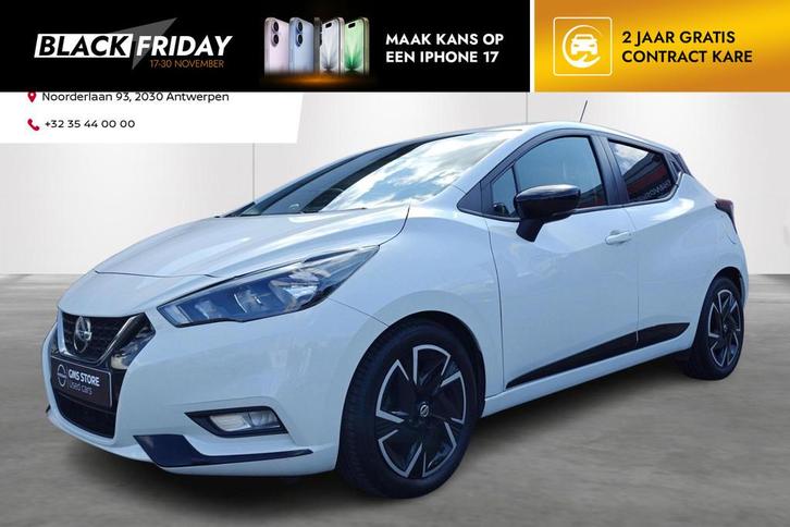 Nissan Micra 1.0 IG-T Xtronic N-Design - incl 2 jaar KARE, Auto's, Nissan, Te koop, Micra, Airconditioning, Centrale vergrendeling