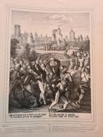 1847 - Mechelen / veldslag met zicht op de stad /groot, Antiek en Kunst, Verzenden