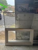Raam en bijhorende vliegenraam, Doe-het-zelf en Bouw, Glas en Ramen, Ophalen, Gebruikt, Gevelraam of Ruit, Dubbelglas