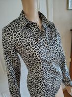 leuke animal print blouse met zilveren schijn, Kleding | Dames, Blouses en Tunieken, Verzenden, Maat 34 (XS) of kleiner