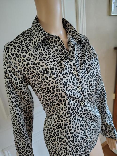 leuke animal print blouse met zilveren schijn, Kleding | Dames, Blouses en Tunieken, Maat 34 (XS) of kleiner, Verzenden