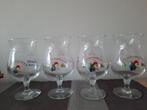 4 La Chouffe glazen, Verzamelen, Glas en Drinkglazen, Ophalen of Verzenden, Zo goed als nieuw, Bierglas