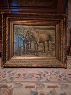 Handgeschilderd antiek schilderij, Ophalen