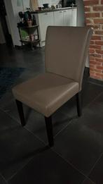 10 leren stoelen, Maison & Meubles, Chaises, Gris, Comme neuf, Enlèvement, Cinq, Six Chaises ou plus