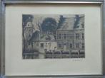 CARLO VAN HER / KASTEEL KARREVELD / ZW-W ETS / 26x34cm KADER, Antiek en Kunst, Kunst | Etsen en Gravures, Ophalen of Verzenden