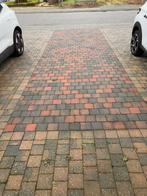 Mooie getrommelde betonklinkers 15x15 (17m²), Tuin en Terras, Tegels en Klinkers, Ophalen, Zo goed als nieuw, 10 m² of meer, Klinkers