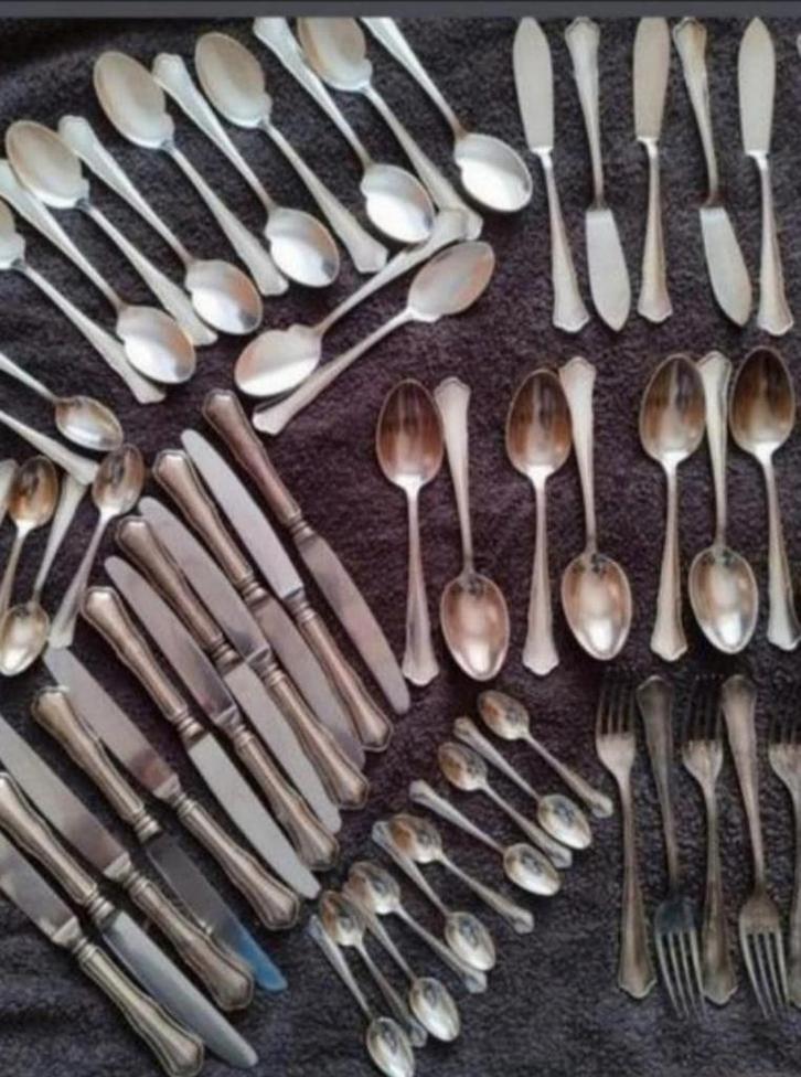 96 de Mes 😀 🍴🥄🗡️ Couverts ROBBE & BERKING Silverplated, Antiek en Kunst, Antiek | Bestek, Ophalen