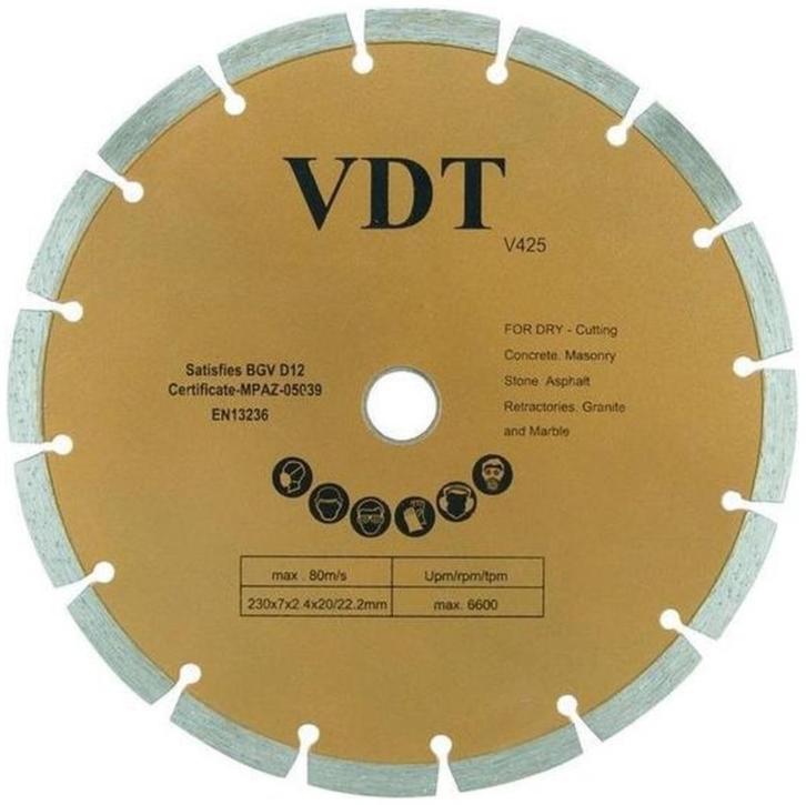 Slijpschijf diamant 230mm gesegmenteerd NIEUW, Auto diversen, Overige Auto diversen, Ophalen of Verzenden