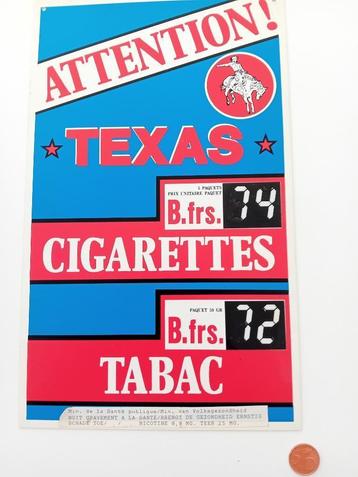 cigarettes, Envoi, Comme neuf, Panneau publicitaire