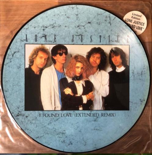 vinyl: LONE JUSTICE - I FOUND LOVE  (beautiful picture disc), Cd's en Dvd's, Vinyl | Pop, Zo goed als nieuw, 1980 tot 2000, 12 inch