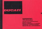 Ducati Supersport 750 Owners Manual, Motoren, Ophalen of Verzenden, Ducati