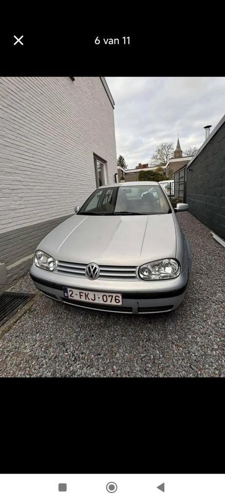 Golf 4 1.6, Auto's, Volkswagen, Particulier, Golf, Benzine, 5 deurs, Handgeschakeld, Zilver of Grijs, Beige, Leder, Ophalen