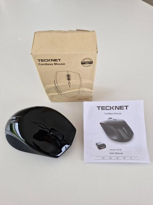 TECKNET draadloze muis – stil, nauwkeurig en energiezuinig /, Computers en Software, Muizen, Refurbished, Muis, Draadloos, Ergonomisch