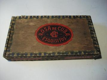 Ancienne boîte à cigares en bois 'Cigaros Especiales'