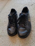Zwarte leren schoenen, Fred Perry, 20 euro, Chaussures à lacets, Comme neuf, Enlèvement, Noir