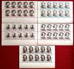 1965 Belgische schilders x10 MNH**, Orginele gom, Ophalen of Verzenden, Postfris, Postfris