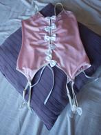 Bustier porte-jarretelles de couleur rose pâle et blanc., Vêtements | Femmes, Sous-vêtements & Lingerie, Enlèvement ou Envoi, Blanc