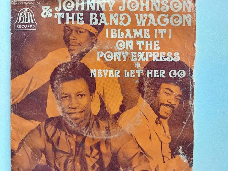 Johnny Johnson&The Band Wagon-Blame It On The Pony Express, Cd's en Dvd's, Vinyl Singles, R&B en Soul, Ophalen of Verzenden