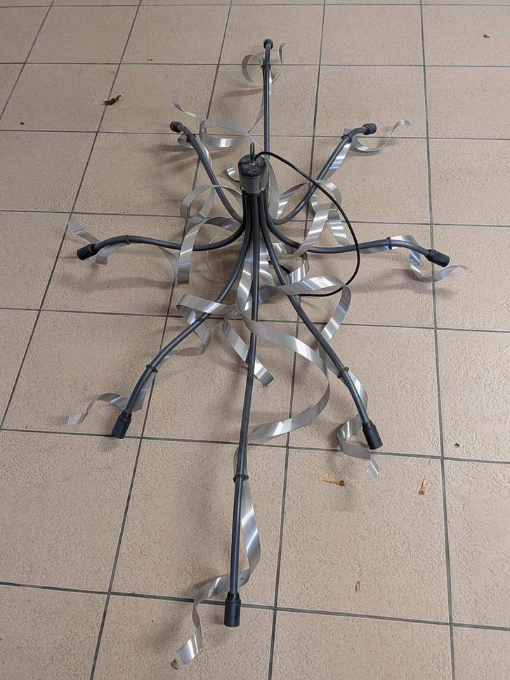 Luster, Huis en Inrichting, Lampen | Plafondlampen, Gebruikt, Metaal, Ophalen