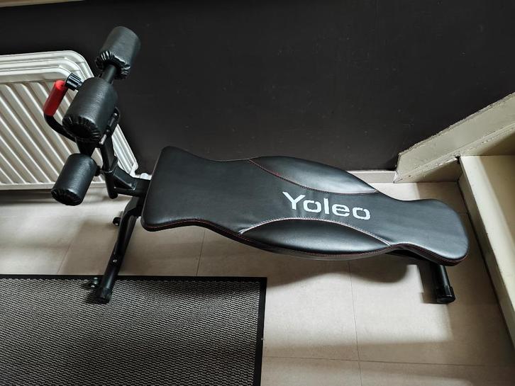 Yoleo multifunctionele Fitness bank. (In zeer goede staat), Sport en Fitness, Fitnessmaterialen, Zo goed als nieuw, Fitnessbank