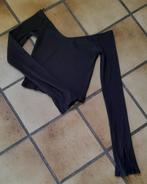 zwart kort topje lange mouwen  XS voor kinderen, Kinderen en Baby's, Gebruikt, Meisje, Trui of Vest, Ophalen of Verzenden