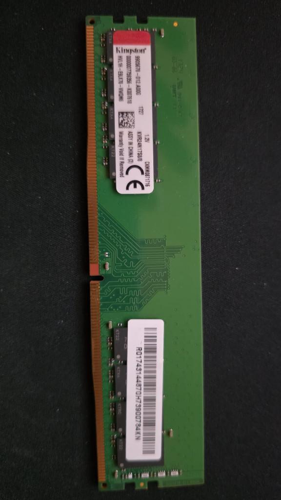 Kingston 8GB DDR4-2400 desktopgeheugen (DIMM), Computers en Software, RAM geheugen, Refurbished, Desktop, 8 GB, DDR4, Ophalen of Verzenden