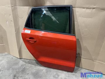 VW POLO 5 6R 6C oranje rechts achter deur portier 2009-2016 beschikbaar voor biedingen