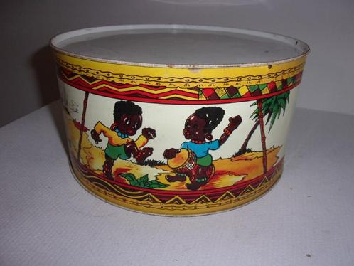 vintage trommel van plaatstaal, Antiek en Kunst, Antiek | Speelgoed, Ophalen of Verzenden