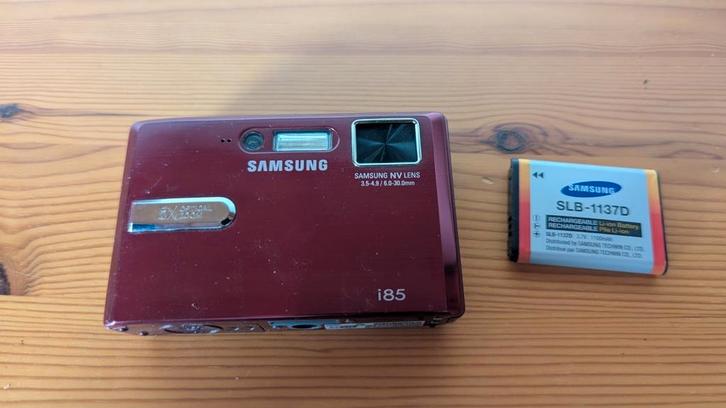 Samsung i85 appareil photo compact, Audio, Tv en Foto, Fotocamera's Analoog, Gebruikt, Compact, Samsung, Ophalen