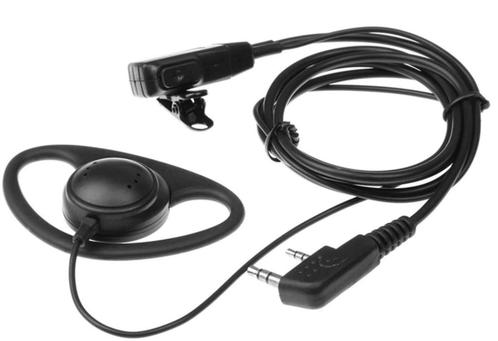 Portofoon D-shape oortje met MIC -2stuks NIEUW, Télécoms, Talkies-walkies & Walkies-talkies, Neuf, Talkie-walkie ou Walkie-talkie