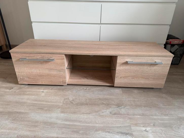 TV-kast, Maison & Meubles, Armoires | Mobilier de télévision, Comme neuf, Moins de 100 cm, 100 à 150 cm, 25 à 50 cm, Chêne, Enlèvement