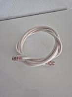 Câble TV coaxial blanc – connecteurs IEC mâle/femelle – 1,5, Ophalen of Verzenden, Zo goed als nieuw