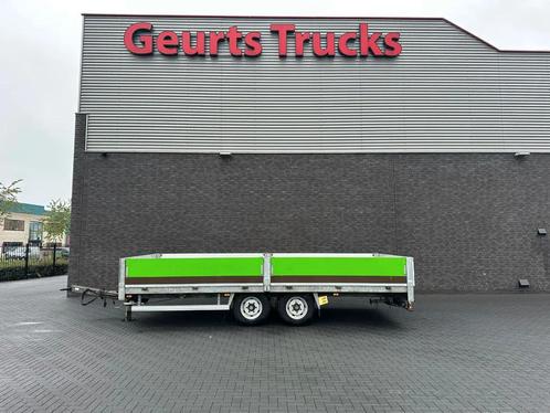Möslein THT 11 BL G 2 ASSER TANDEM AANHANGER MET OPRIJPLANK, Auto's, Vrachtwagens, Aanhangers en Opleggers, Overige brandstoffen