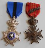 2 médailles de guerre., Enlèvement ou Envoi, Armée de terre, Autres types