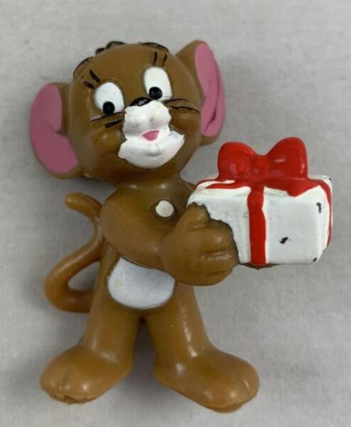 Tom & Jerry avec figurine cadeau Bully Bullyland Vintage 198, Collections, Jouets miniatures, Utilisé, Enlèvement ou Envoi